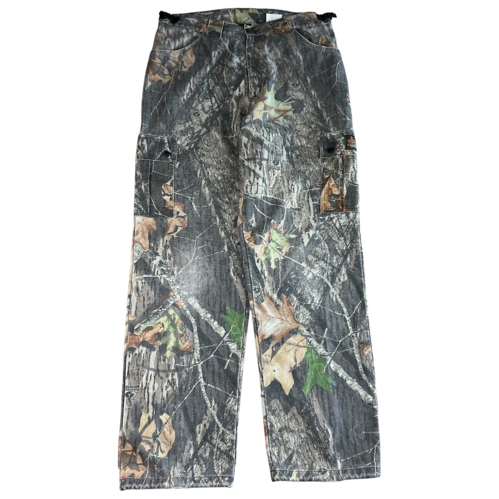 Scentlok Mossy Oak Break-Up Camo Cargo Pants Men's Large 34x32 Hunting‎ Outdoor